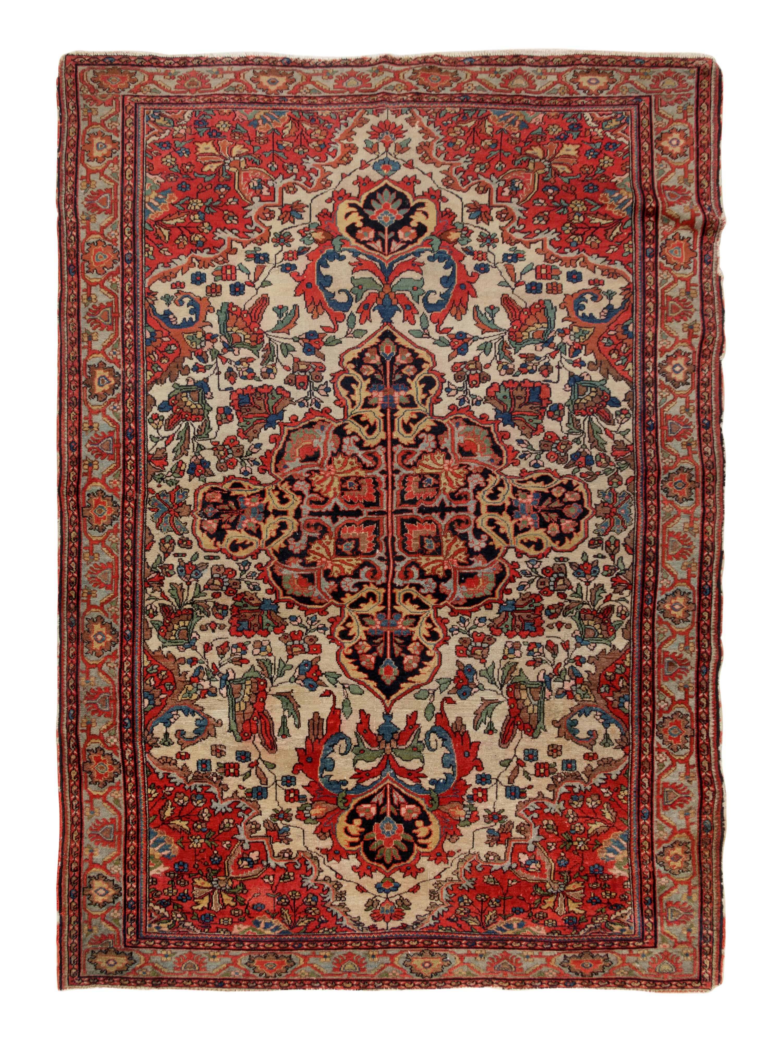A Feraghan Sarouk Wool Rug