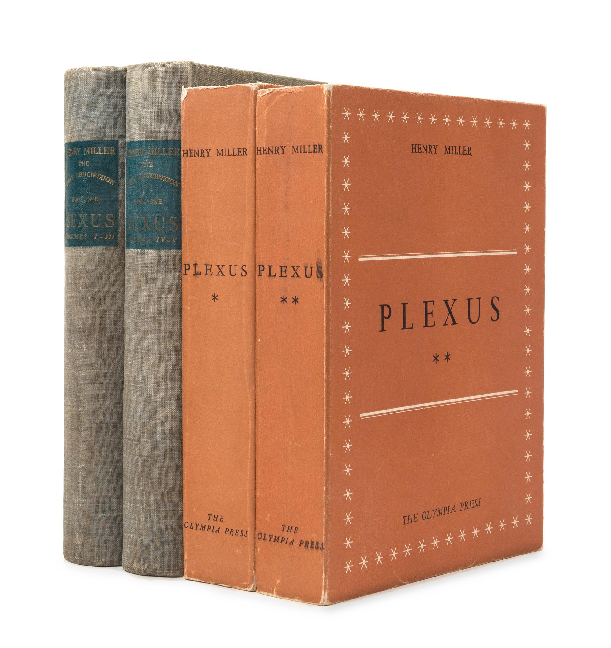 MILLER, Henry. The Rosy Crucifixion. Books One and Two.