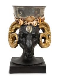 An Anthony Redmile Ram's Head Centerpiece