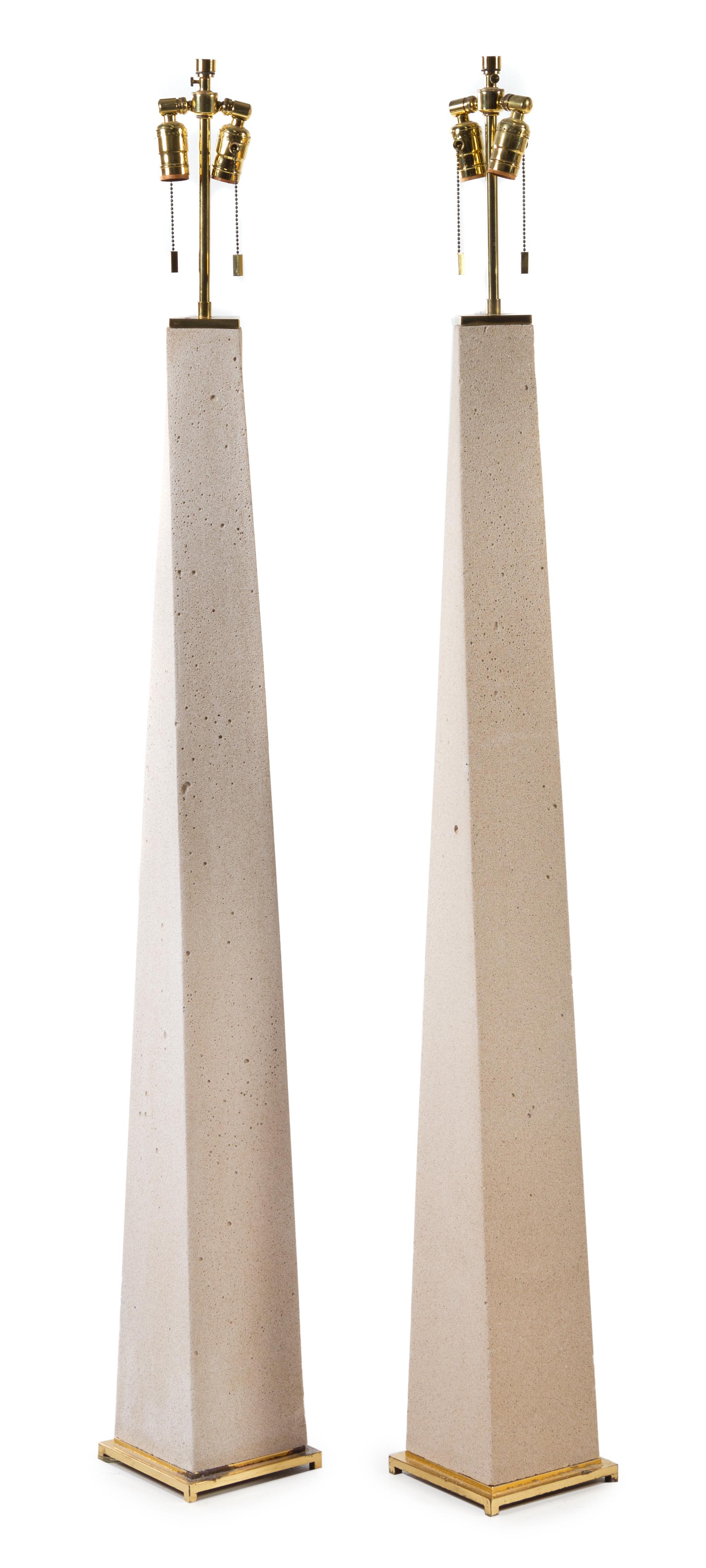 Late 20th Century, , a pair of floor lamps