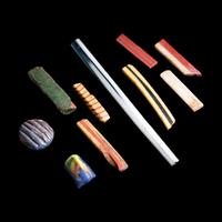 Ten Egyptian Glass Inlay Fragments