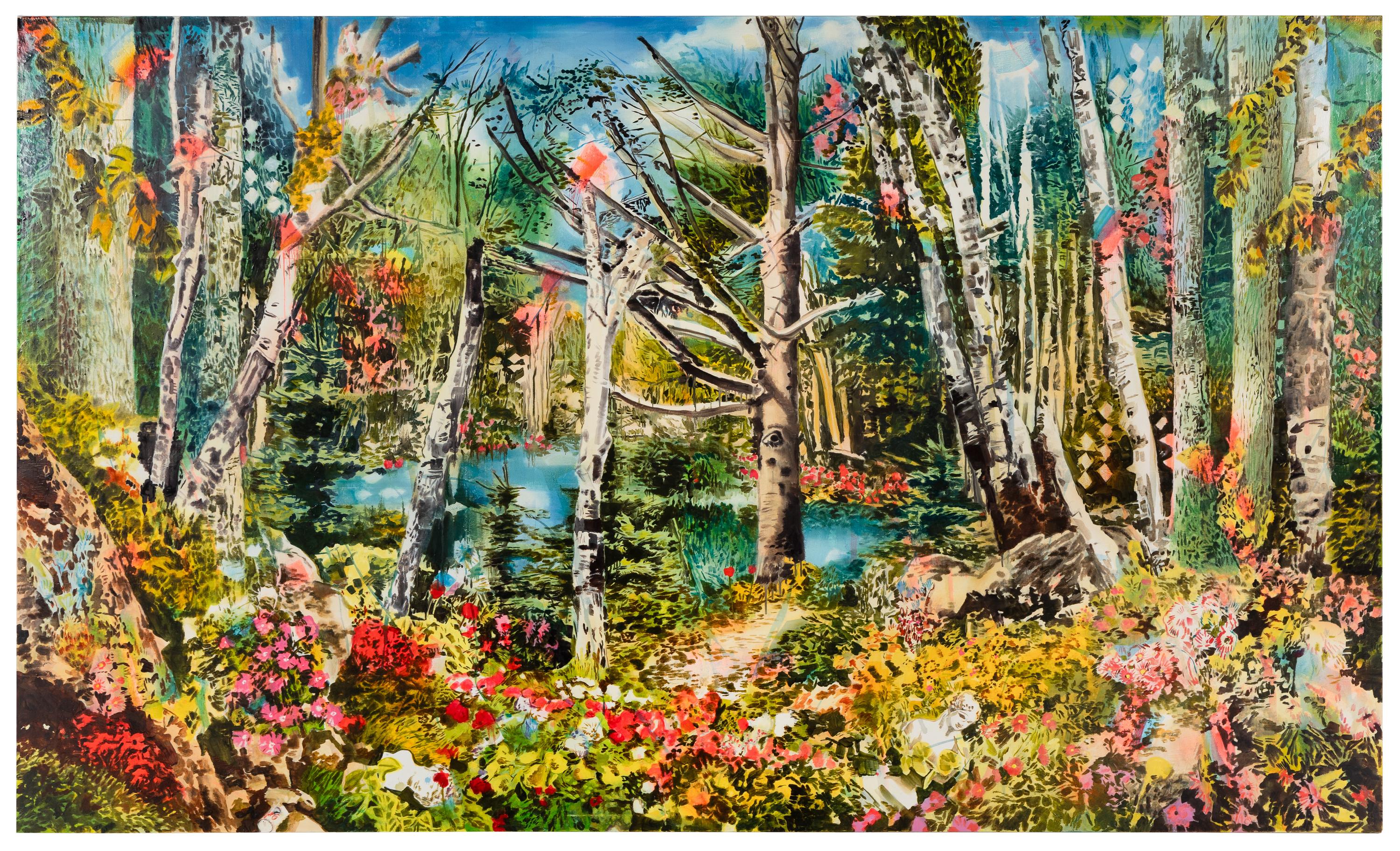 Rosson Crow (American, b. 1982) — Chromatic Clearing, A Rhapsody of Wildflowers , 2020