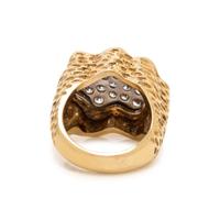 BICOLOR GOLD AND DIAMOND RING