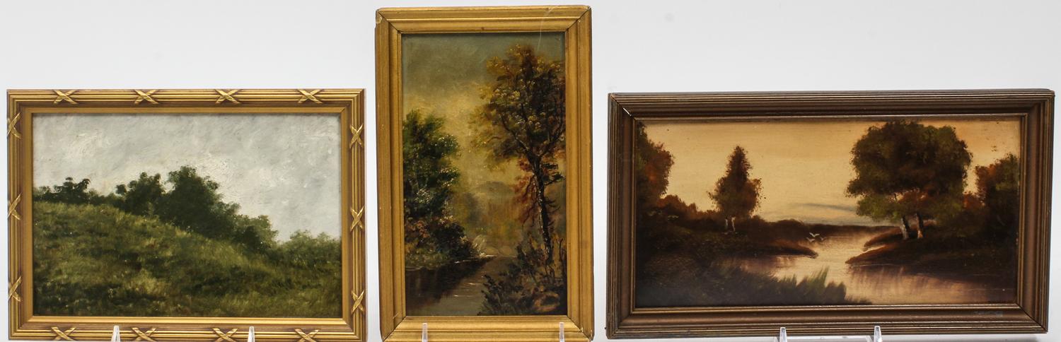 Artist Unknown, (20th century), Landscape Scenes (three works)