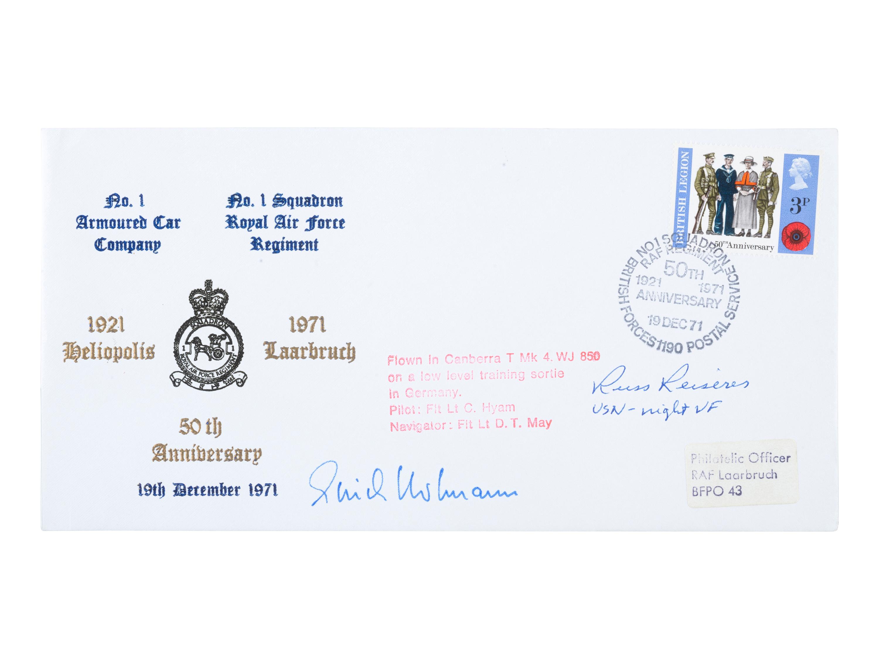 [WWII]. Aviator and flying ace's signatures, incl. Col. Gregory "Pappy" Boyington, MOH and POW.