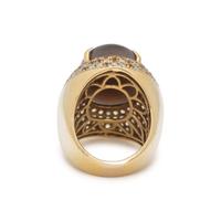 YELLOW GOLD AND MULTIGEM RING