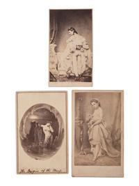 [EARLY PHOTOGRAPHY]. Assorted artistic and erotic boudoir portraits, featuring nudes.