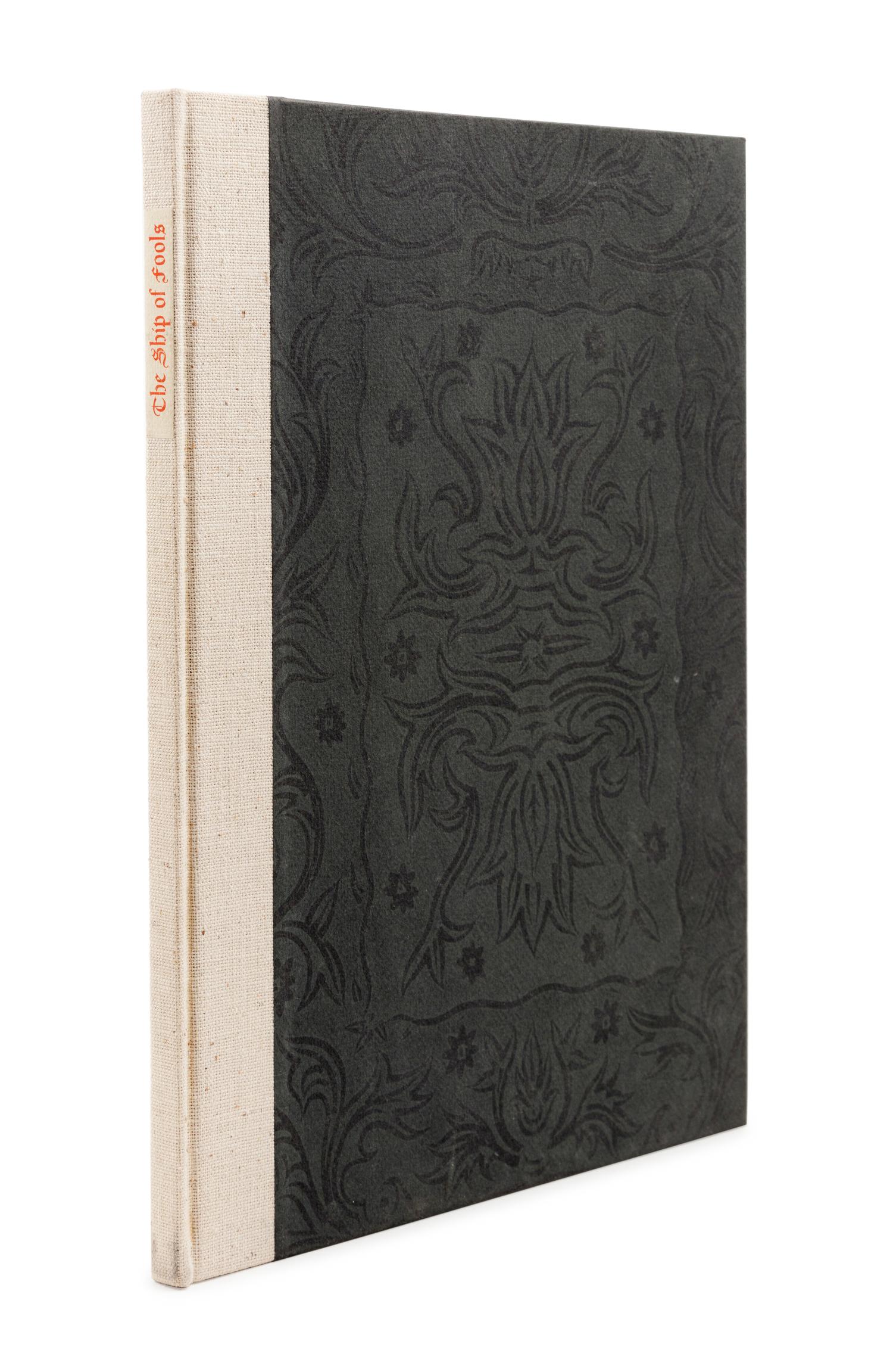 [GRABHORN PRINTING]. [BARCLAY, Alexander]. [MAGEE, David]. An Original Leaf from the First Edition of Alexander Barclay's English translation of Sebastian Brant's Ship of Fools . San Francisco: The Grabhorn Press for David Magee, 1938.
