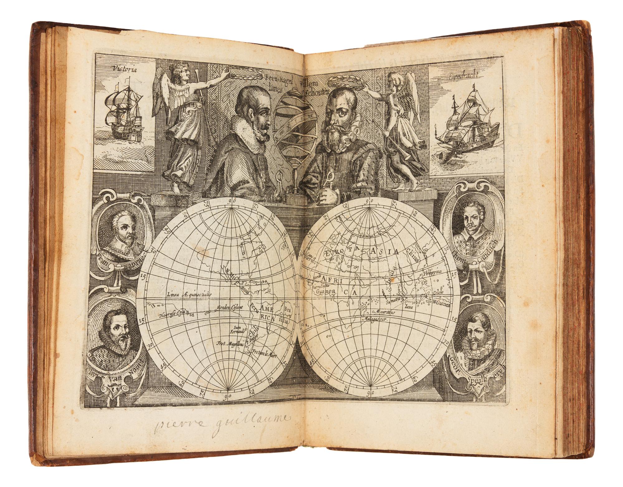 SCHOUTEN, Willem Corneliszoon (ca 1567-1625). Journal ou Description du Merveilleux Voyage de Guillaume Schouten. Amsterdam, 1619.