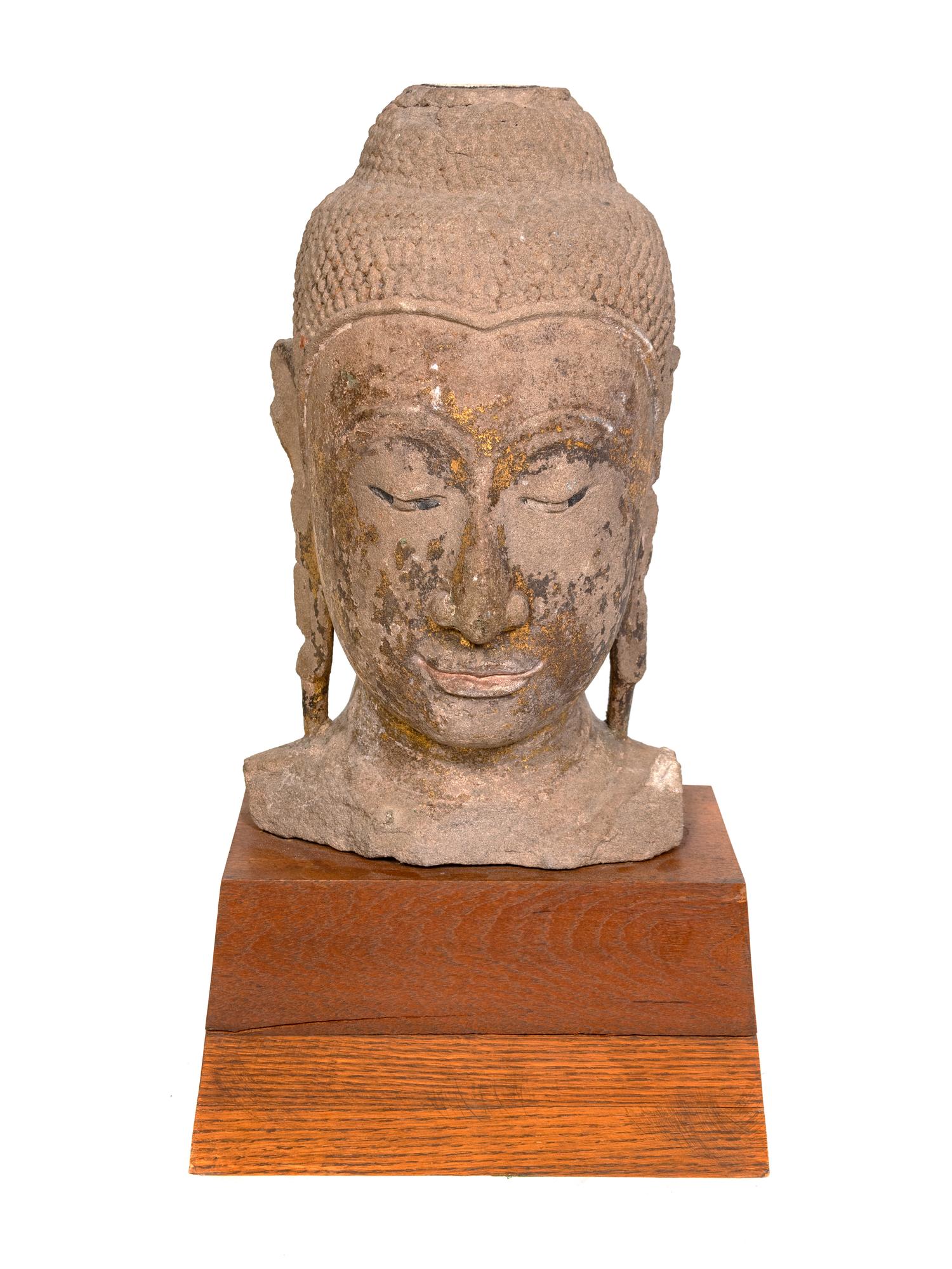 A South East Asian Buddha Head