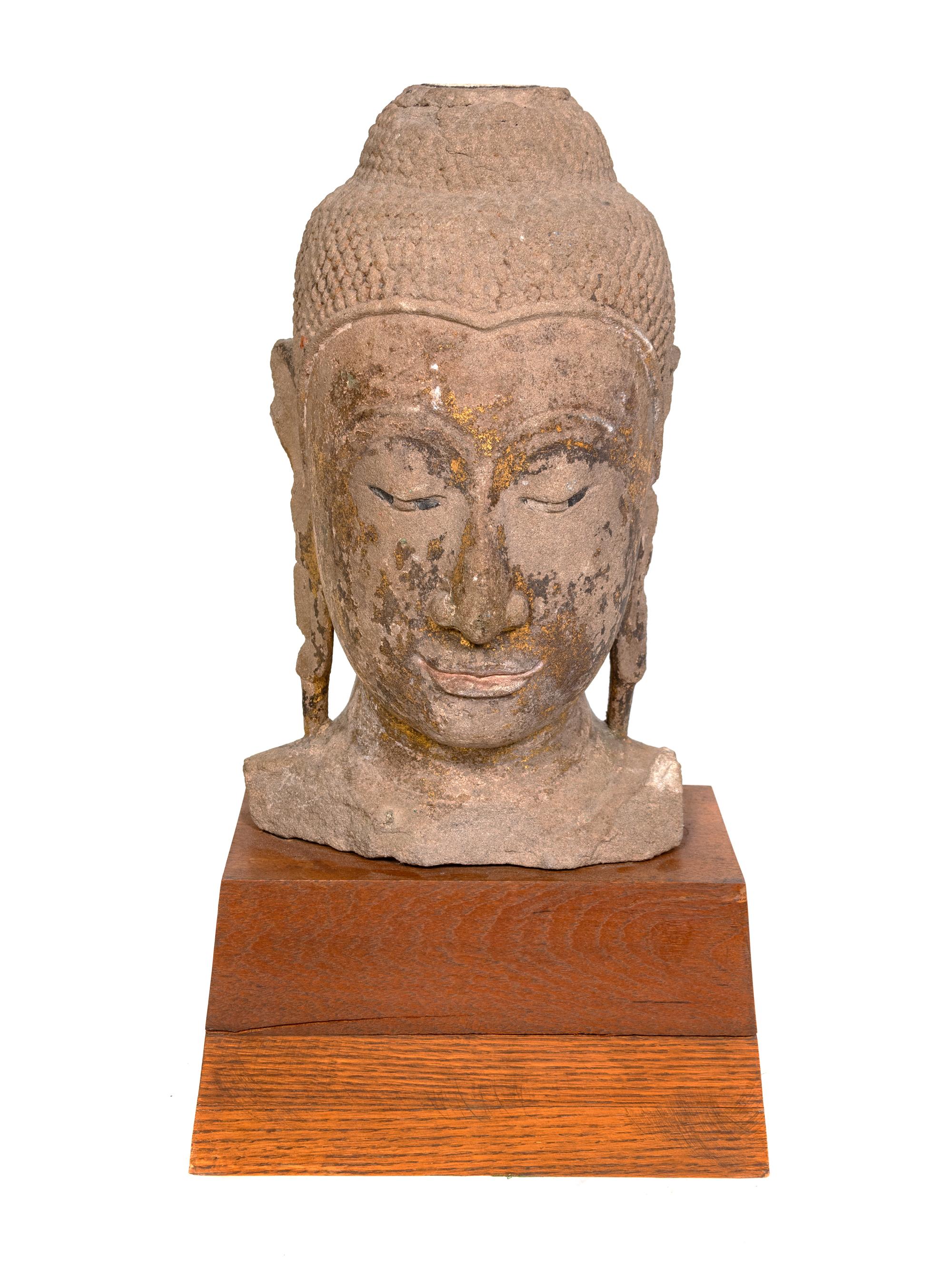 A South East Asian Buddha Head