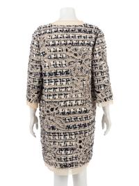 Oscar de la Renta Bouclé Applique on Net Jacket, Resort 2007
