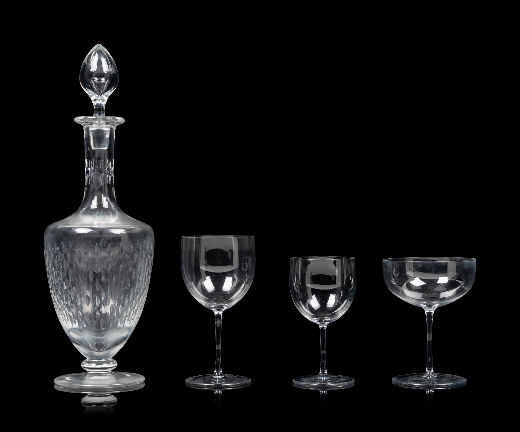 A Baccarat Stemware Service