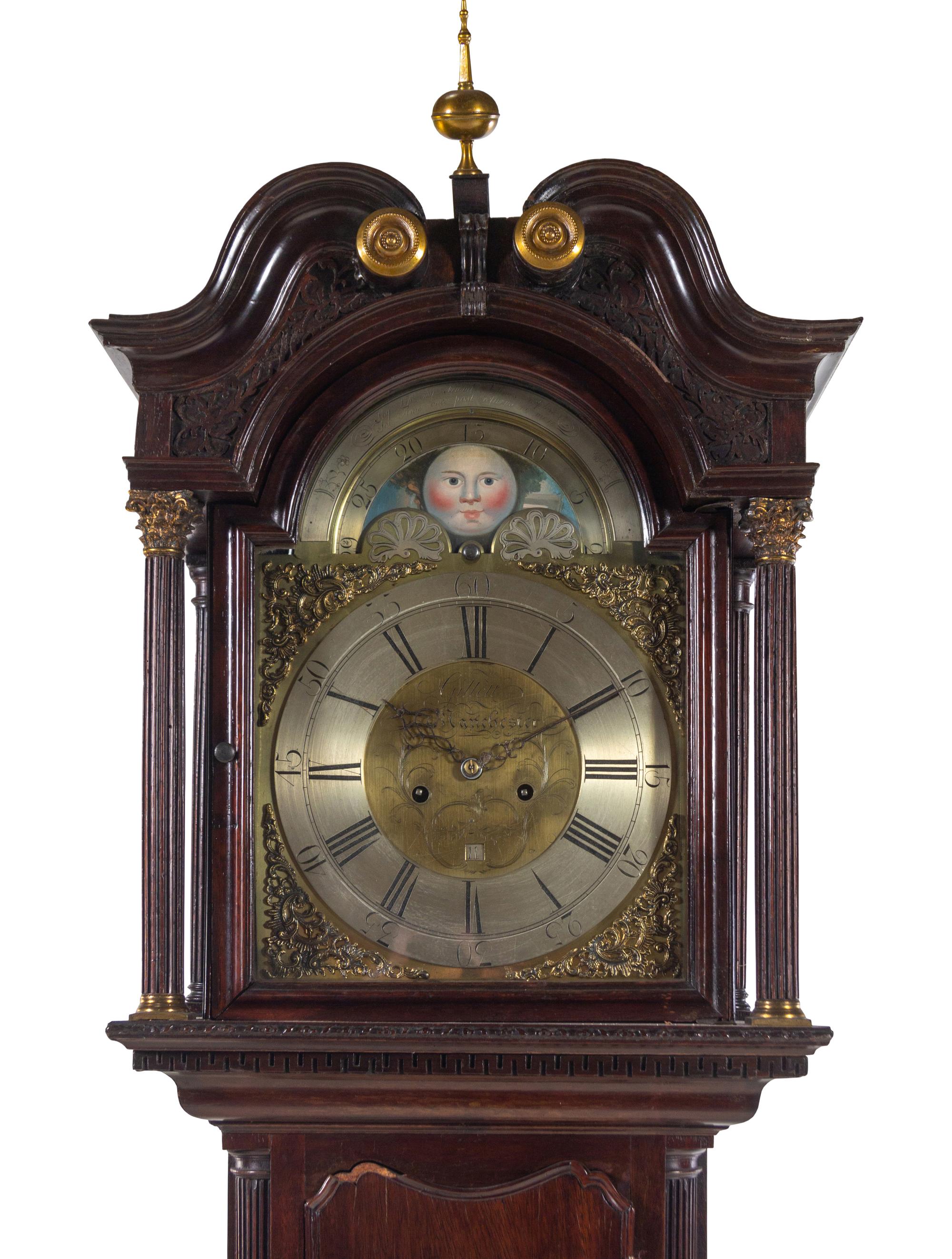 A George III Mahogany Tall Case Clock