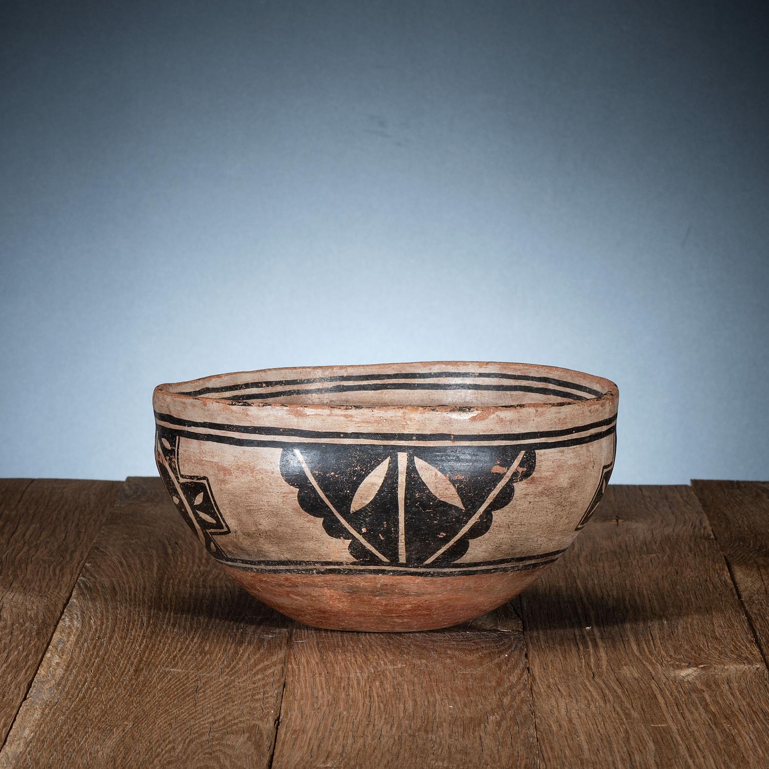 Cochiti Pottery Bowl, with Birds