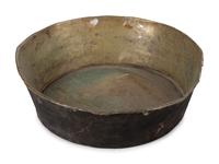 A Large English Brass Basin