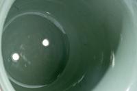 A Chinese Celadon Ground Underglaze Blue Cachepot