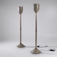 Pair of Murano Glass Floor Lamps