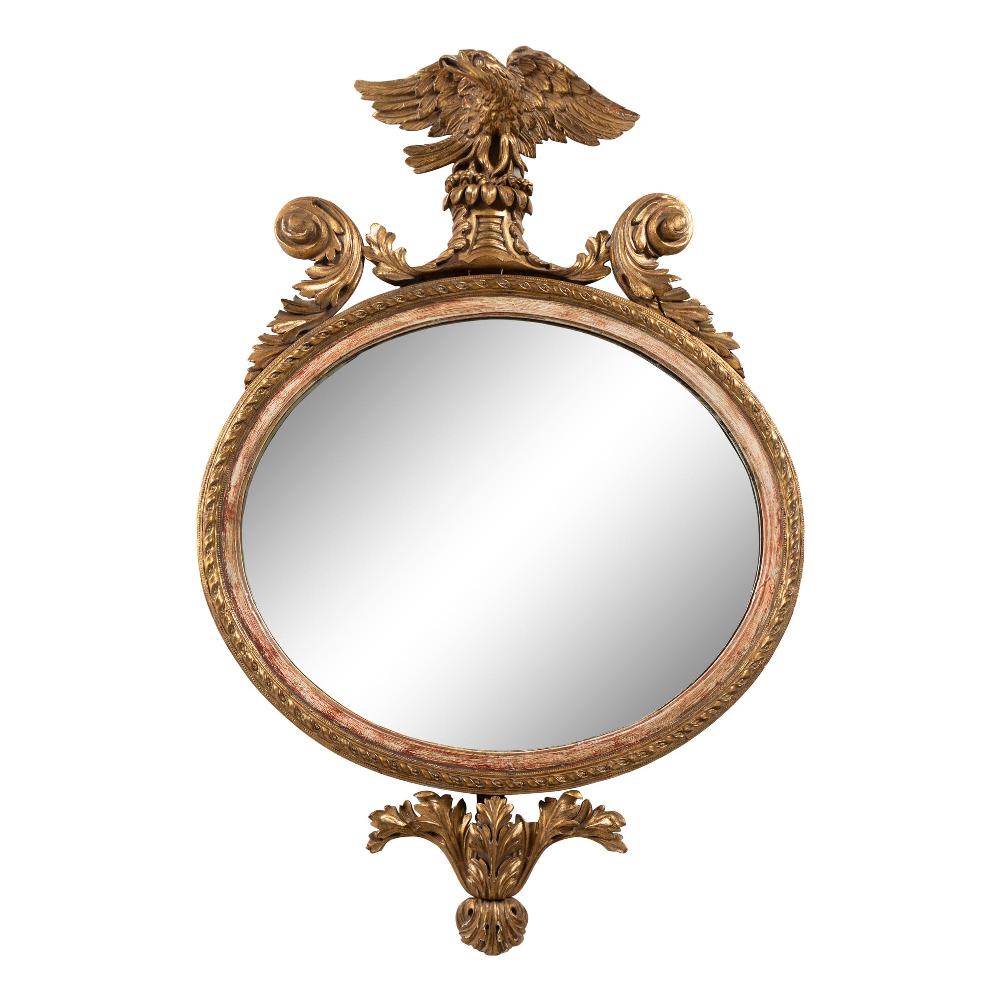 A George III Style Giltwood Mirror