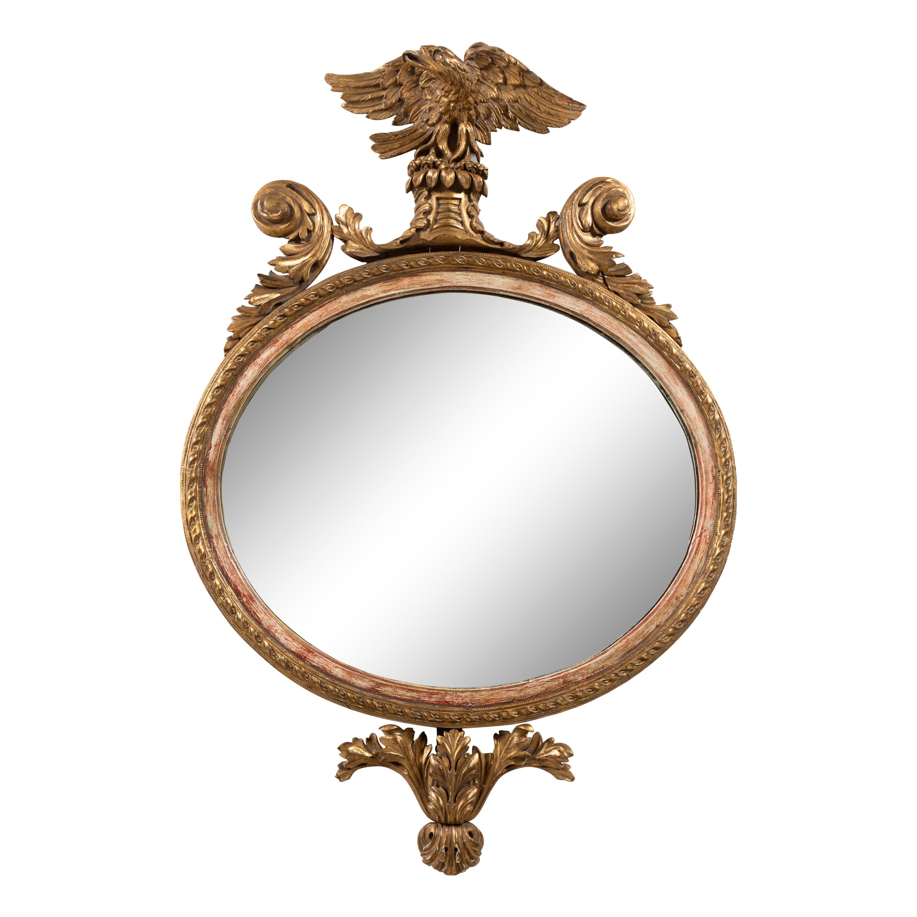 A George III Style Giltwood Mirror