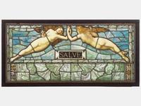 Salve Stained Glass Window, Circa 1880