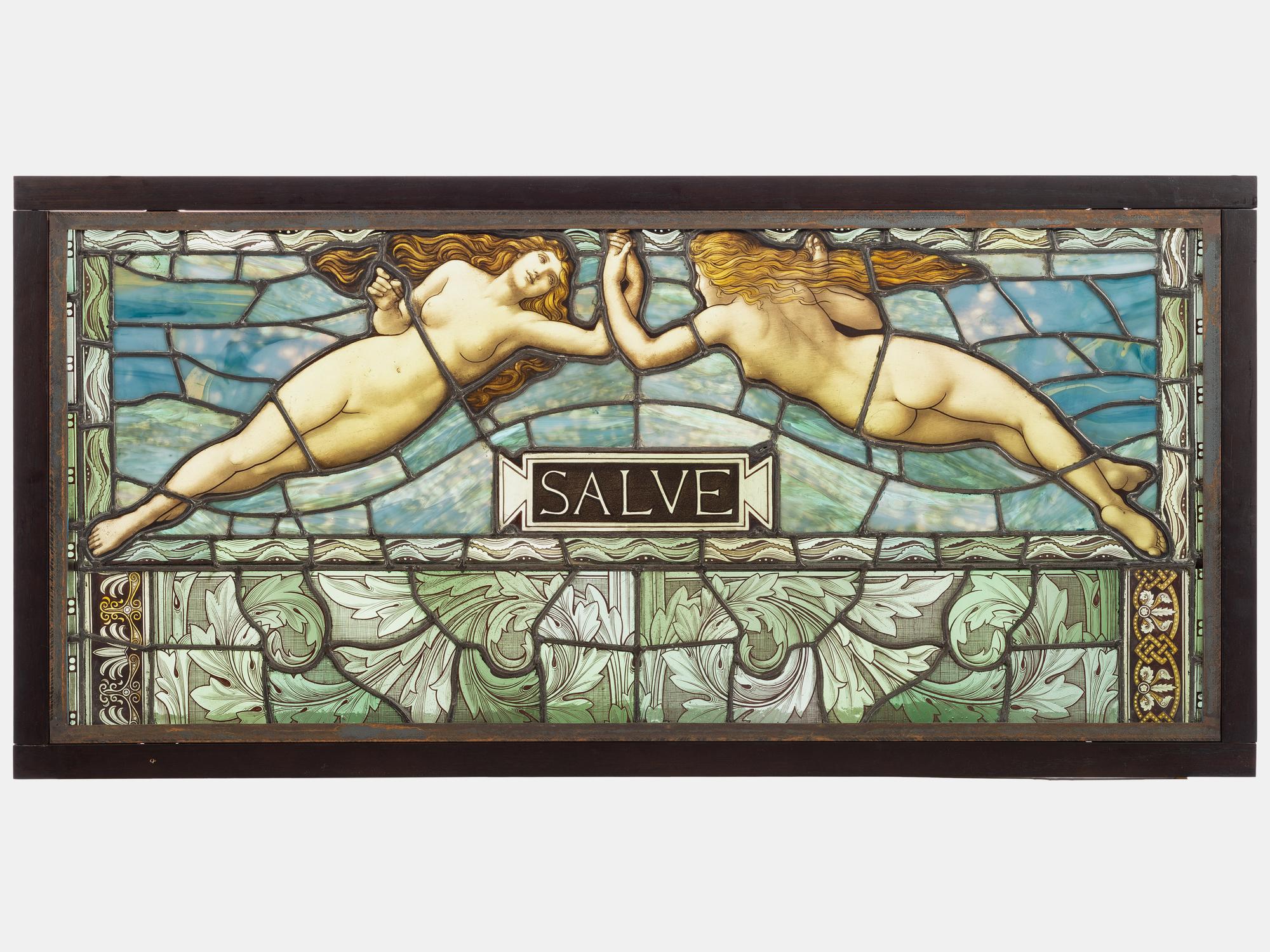 Salve Stained Glass Window, Circa 1880
