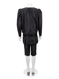 Givenchy Haute Couture Silk Moiré Shorts Set, 1980-90s