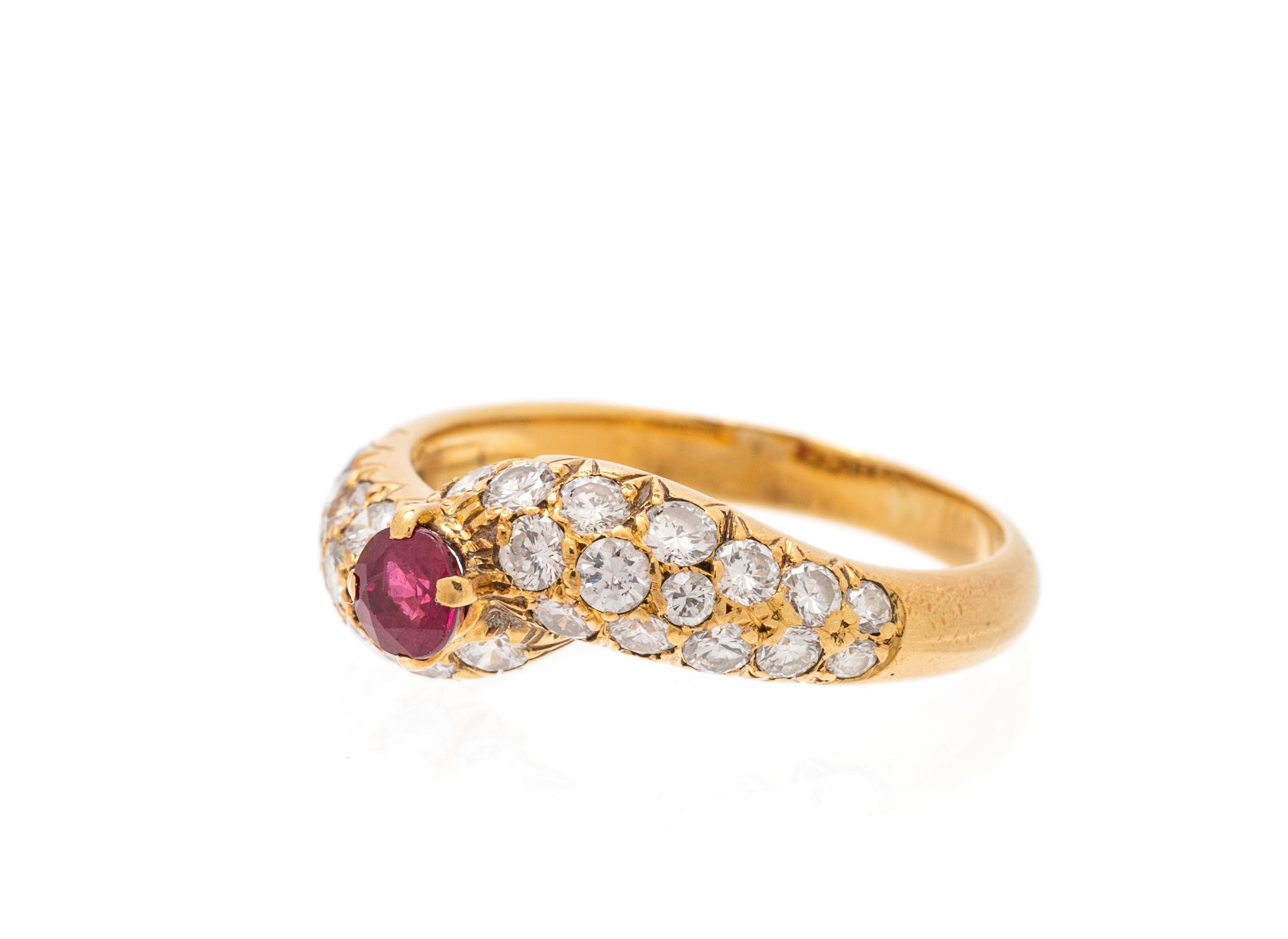 RUBY AND DIAMOND SET