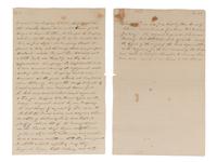 [CIVIL WAR]. "The Vision of Emet Logan The Negro Prophet of the Arkansas." 1864.