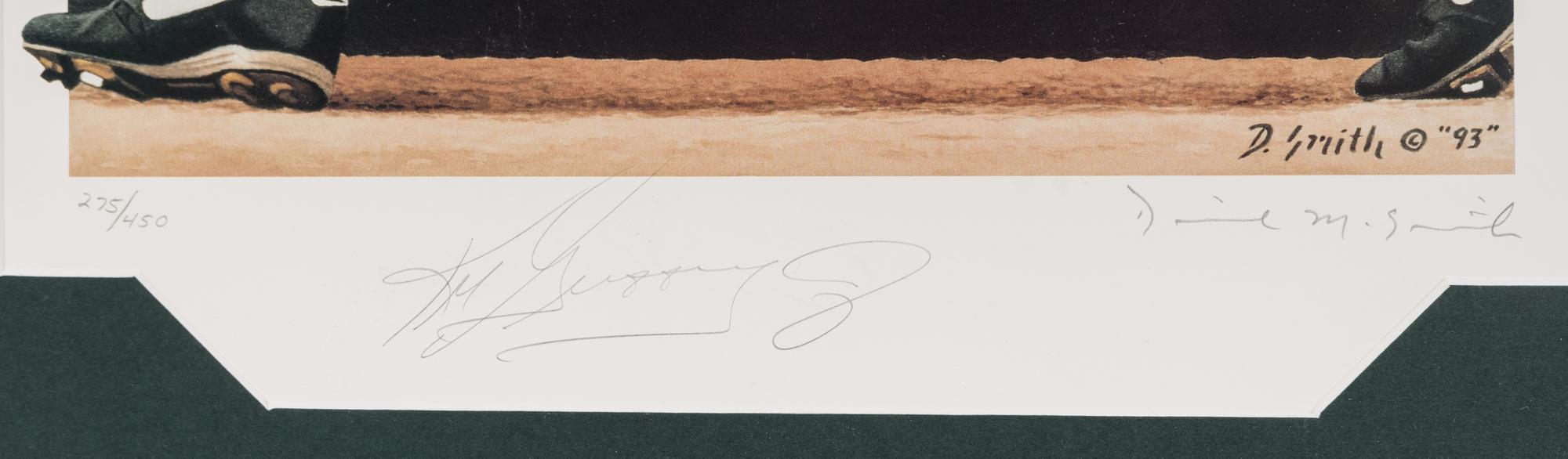 A Ken Griffey Jr. Seattle Mariners Signed Autograph 1993 Daniel Smith Lithograph,