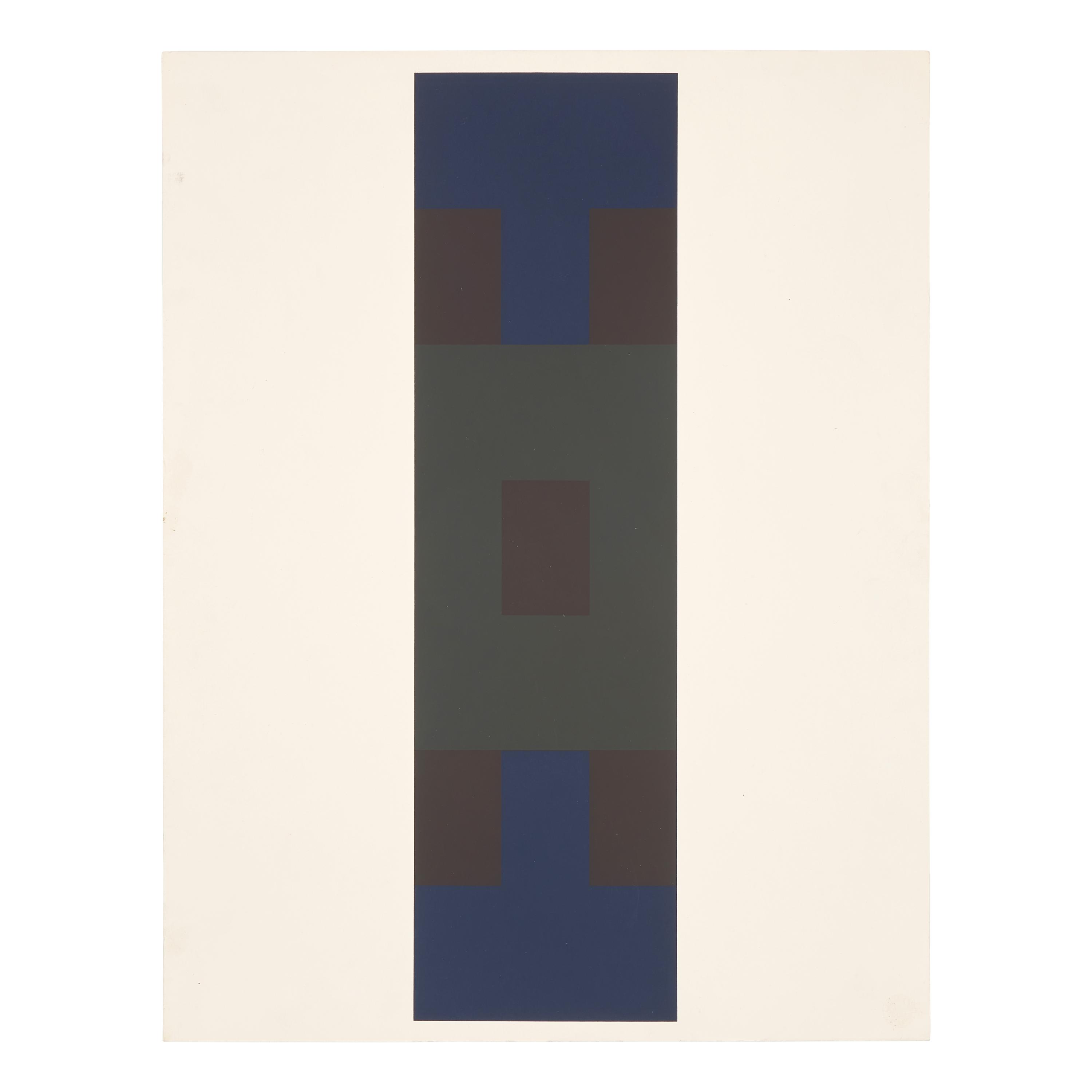 Ad Reinhardt (American, 1913-1967) — Untitled (from 10 Screenprints by Ad Reinhardt ), 1966
