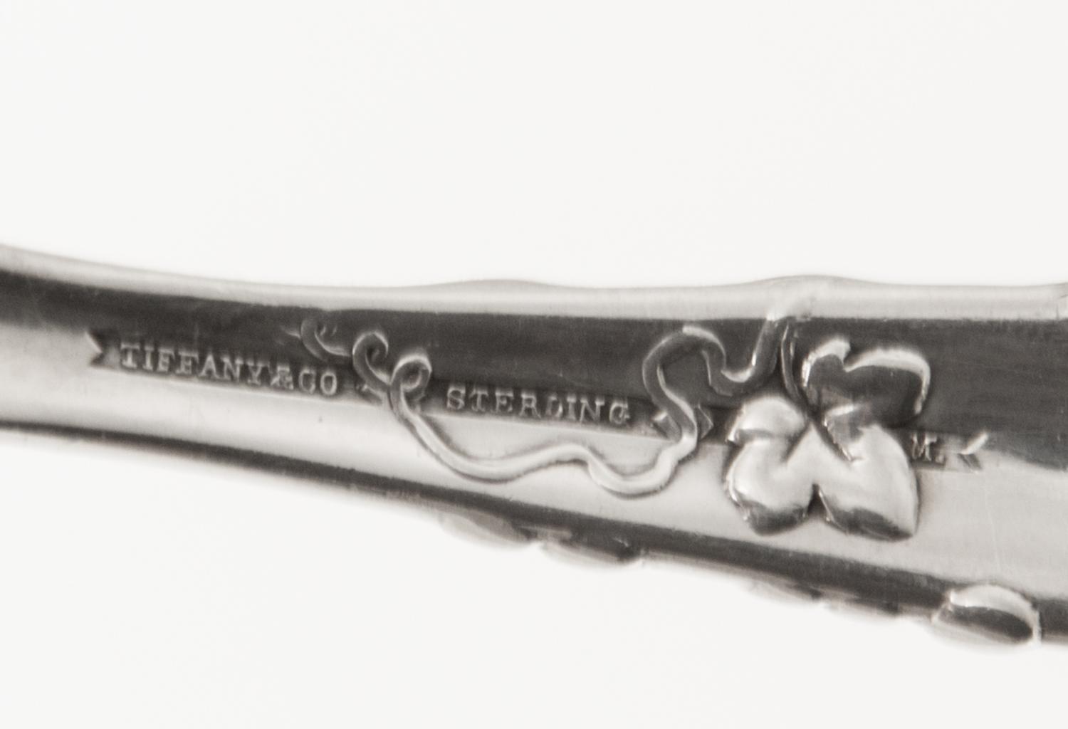 An American Silver Ice Cream Server, Tiffany & Co., New York, NY, 1885, in the Vine pattern.