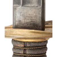 Captain E.L. Jones, Company D, 54th Massachusetts Infantry, WIA Fort Wagner, South Carolina, Model 1850 foot officer's presentation sword.