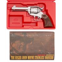 *Stainless Ruger New Vaquero John Wayne Commemorative .45 Colt Revolver in Box