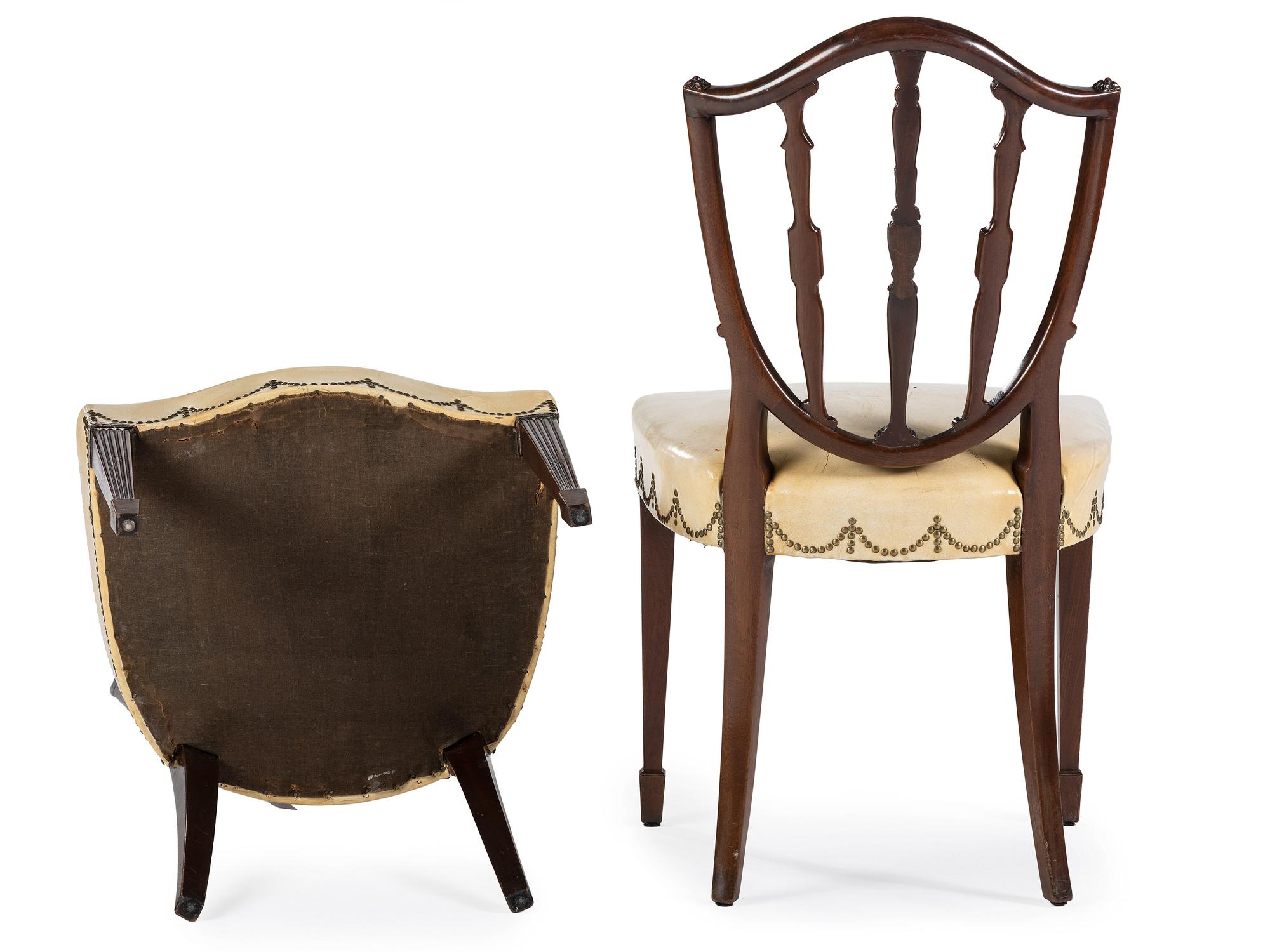 A Set of Twelve Federal Style Mahogany Chairs