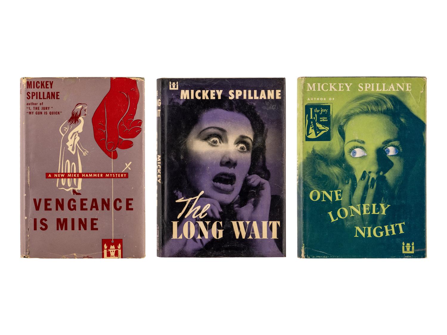 SPILLANE, Mickey (1918-2006). A group of 3 Dutton "Guilt Edged Mysteries," comprising: