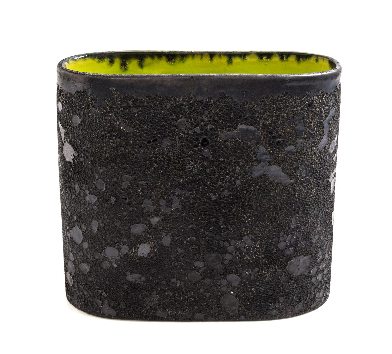 An American Studio Ceramic Bowl, Otto and Gertrude Natzler Width 11 1/4 inches.