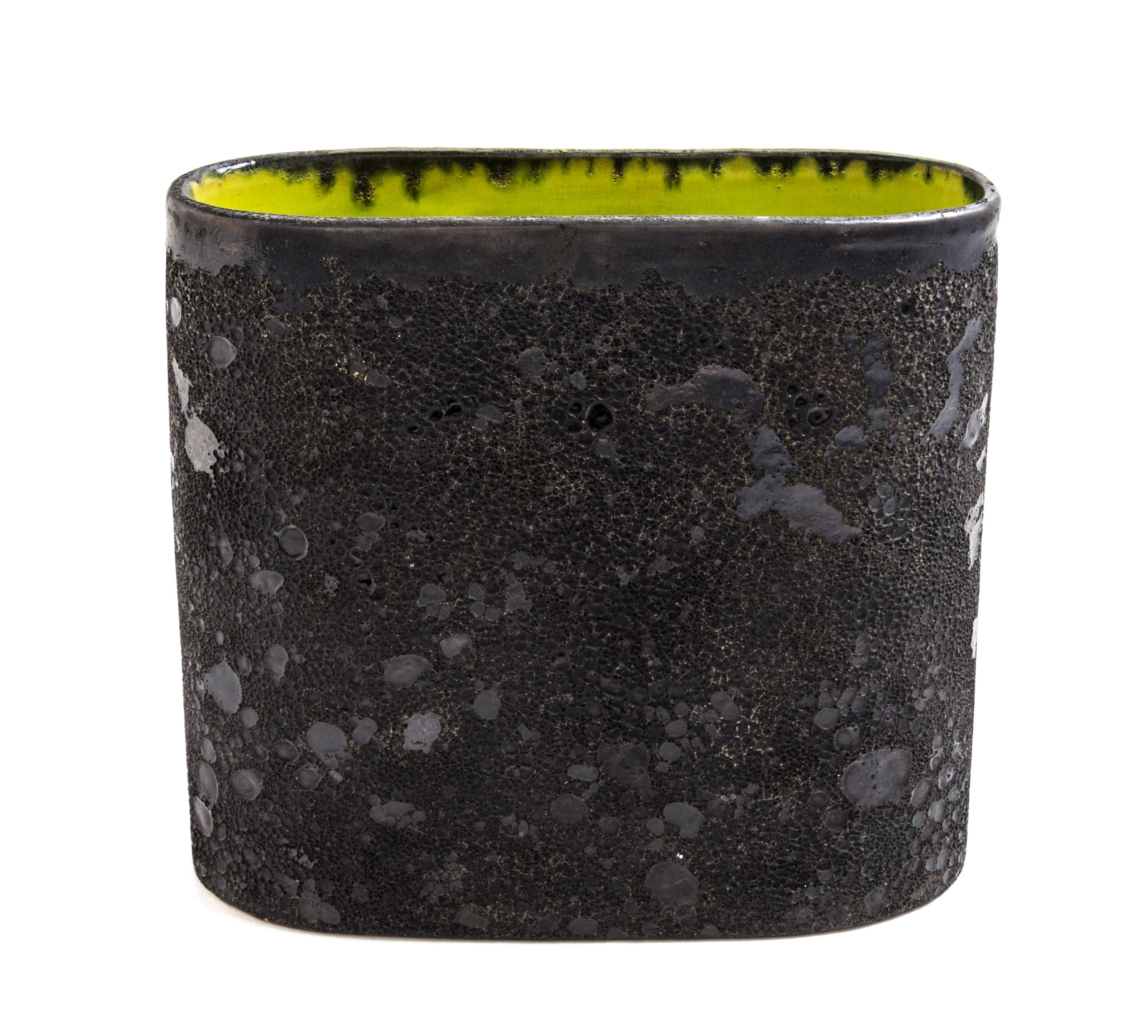 An American Studio Ceramic Bowl, Otto and Gertrude Natzler Width 11 1/4 inches.