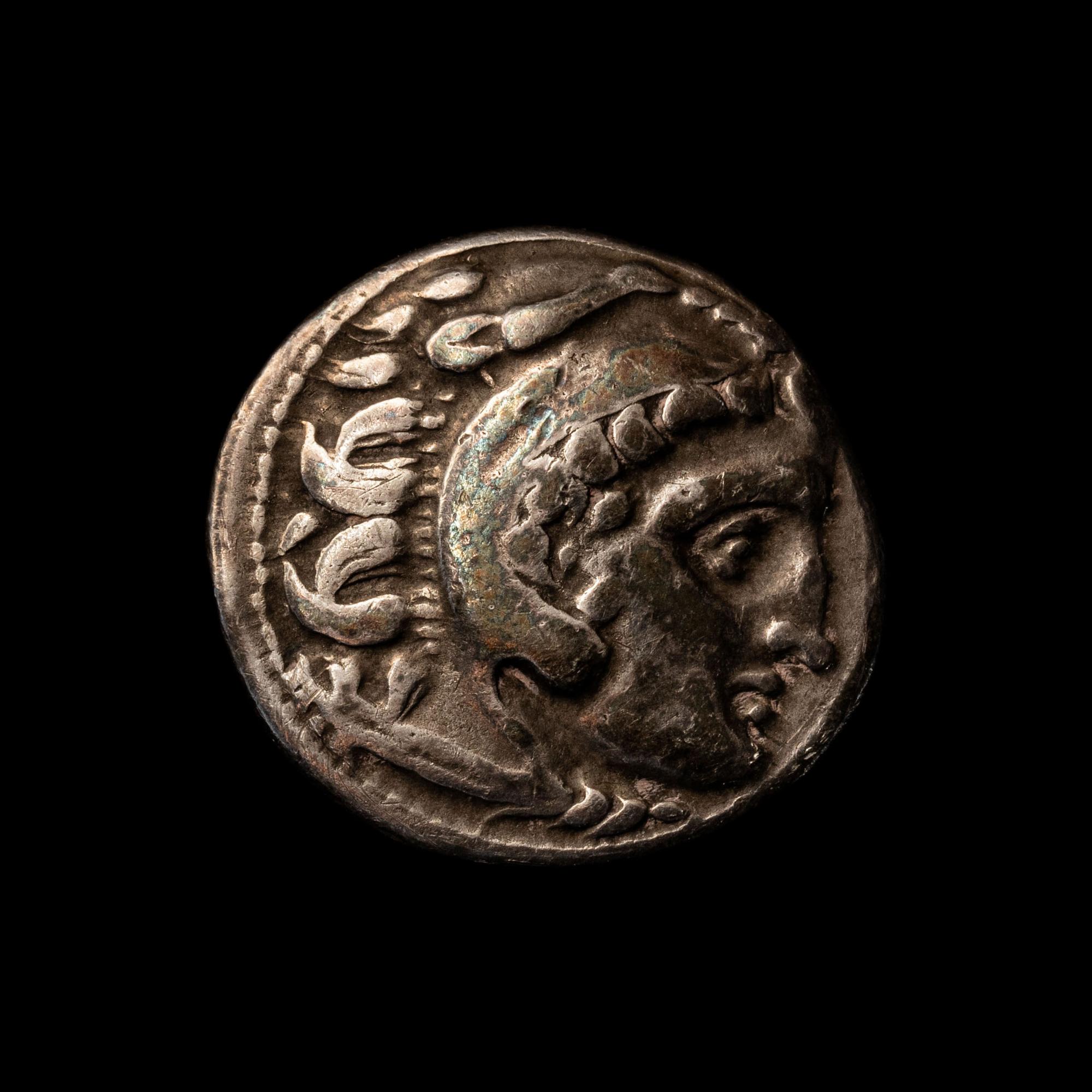 [ANCIENTS] MACEDONIAN KINGDOM. Alexander III (the Great)(c. 310-301 BC). Ar Drachm. (4.9 g, 17mm)