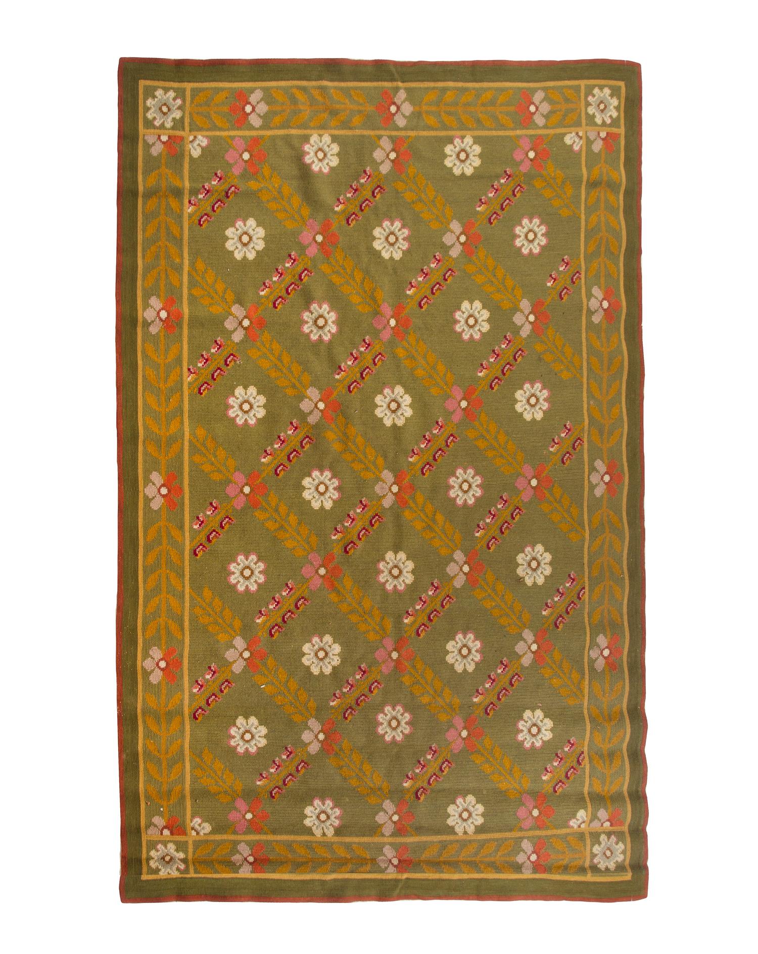 A Continental Needlepoint Rug