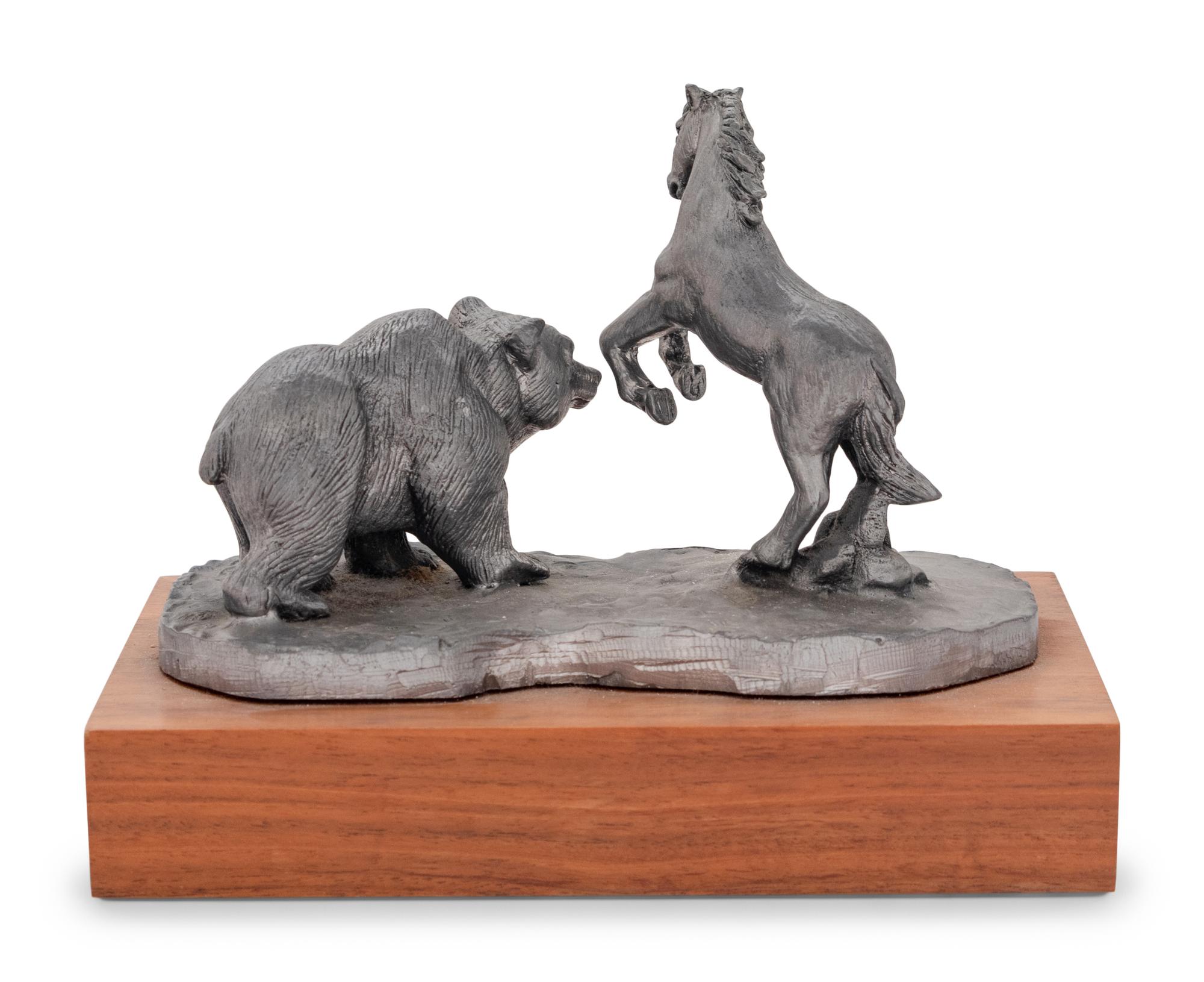 A 1987 Bronco Golf Challenge Runner Up Trophy Awarded To Mike Ditka Formerly Displayed at Mike Ditka's Restaurant