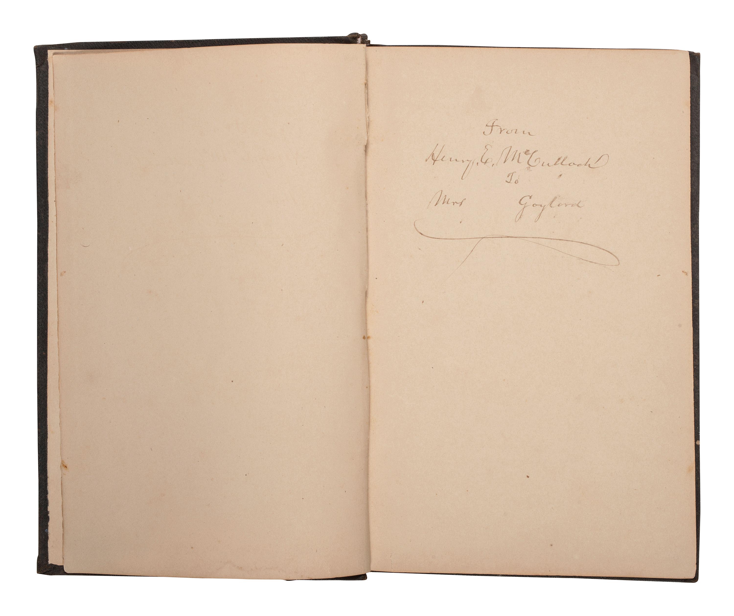 [TEXAS]. ROSE, Victor (1842-1893). The Life and Services of Gen. Ben McCulloch. Philadelphia, 1888