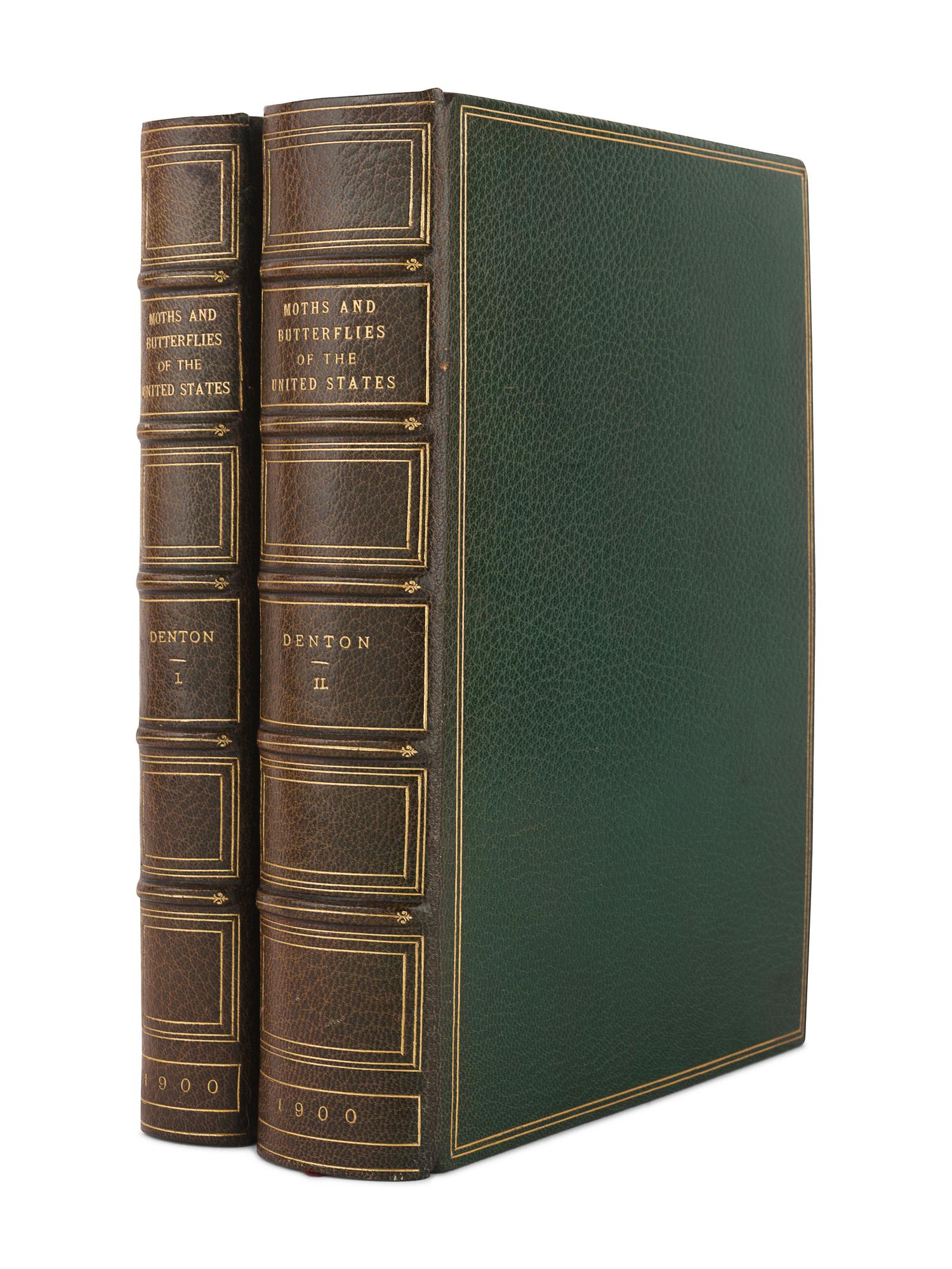 DENTON, Sherman Foote (1856-1937). As Nature Shows Them: Moths and Butterflies East of the Rocky Mountains. Boston: Bardlee Whidden, 1900.