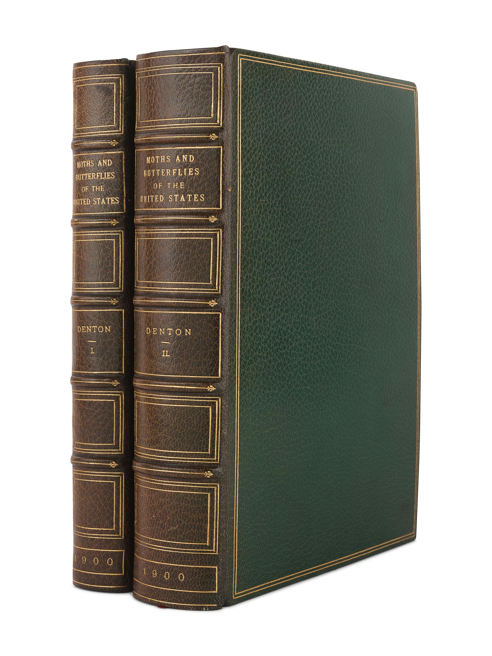 DENTON, Sherman Foote (1856-1937). As Nature Shows Them: Moths and Butterflies East of the Rocky Mountains. Boston: Bardlee Whidden, 1900.