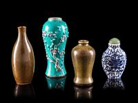 Four Chinese Porcelain Bottles