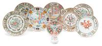 Seven Chinese Export Porcelain Plates — 19TH CENTURY