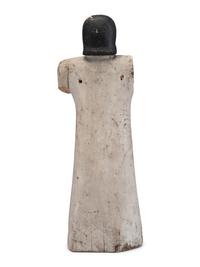 Odawa Carved Nativity Wood Figure From Cross Village, Michigan