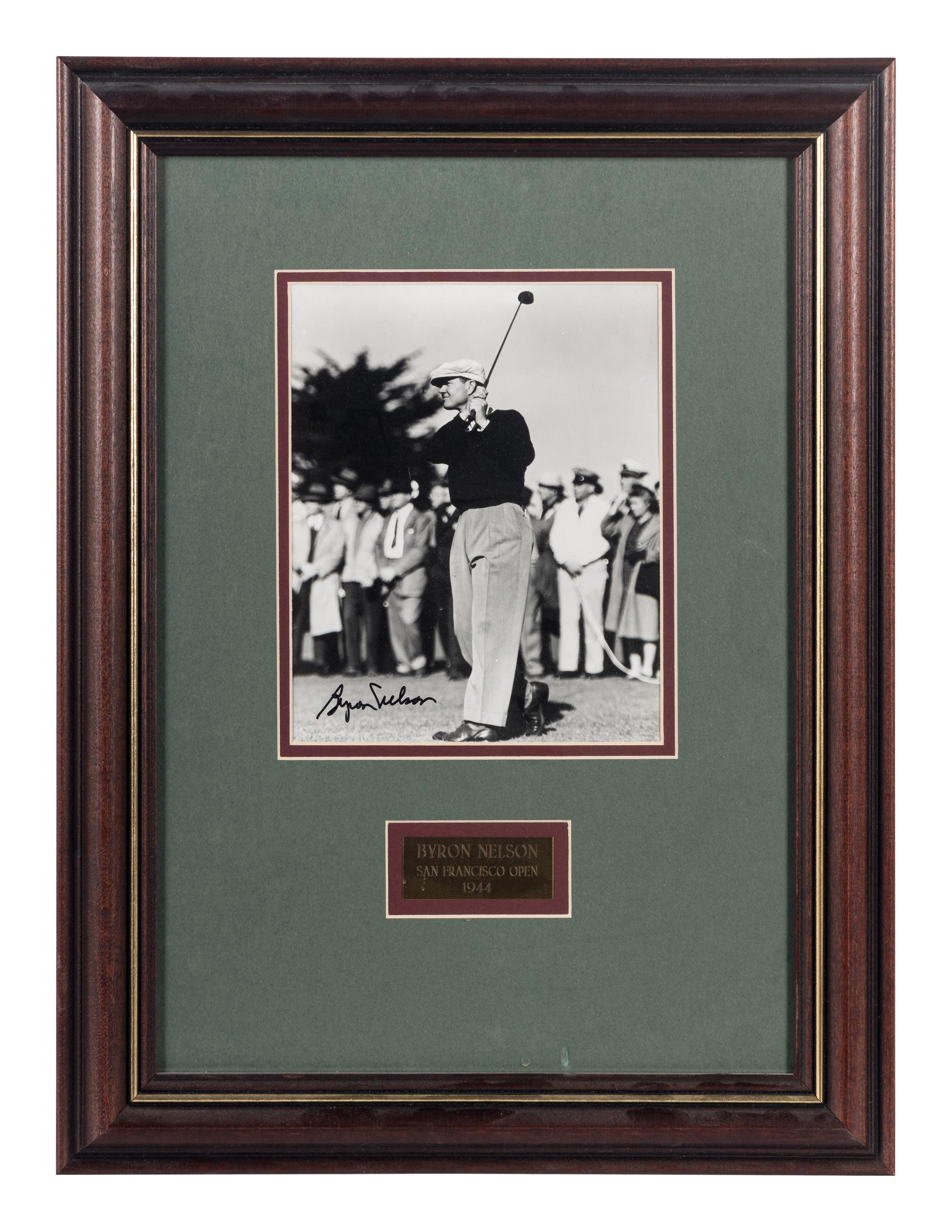 A Large Group of Masters Golf Champions Signed Autograph Displays,
