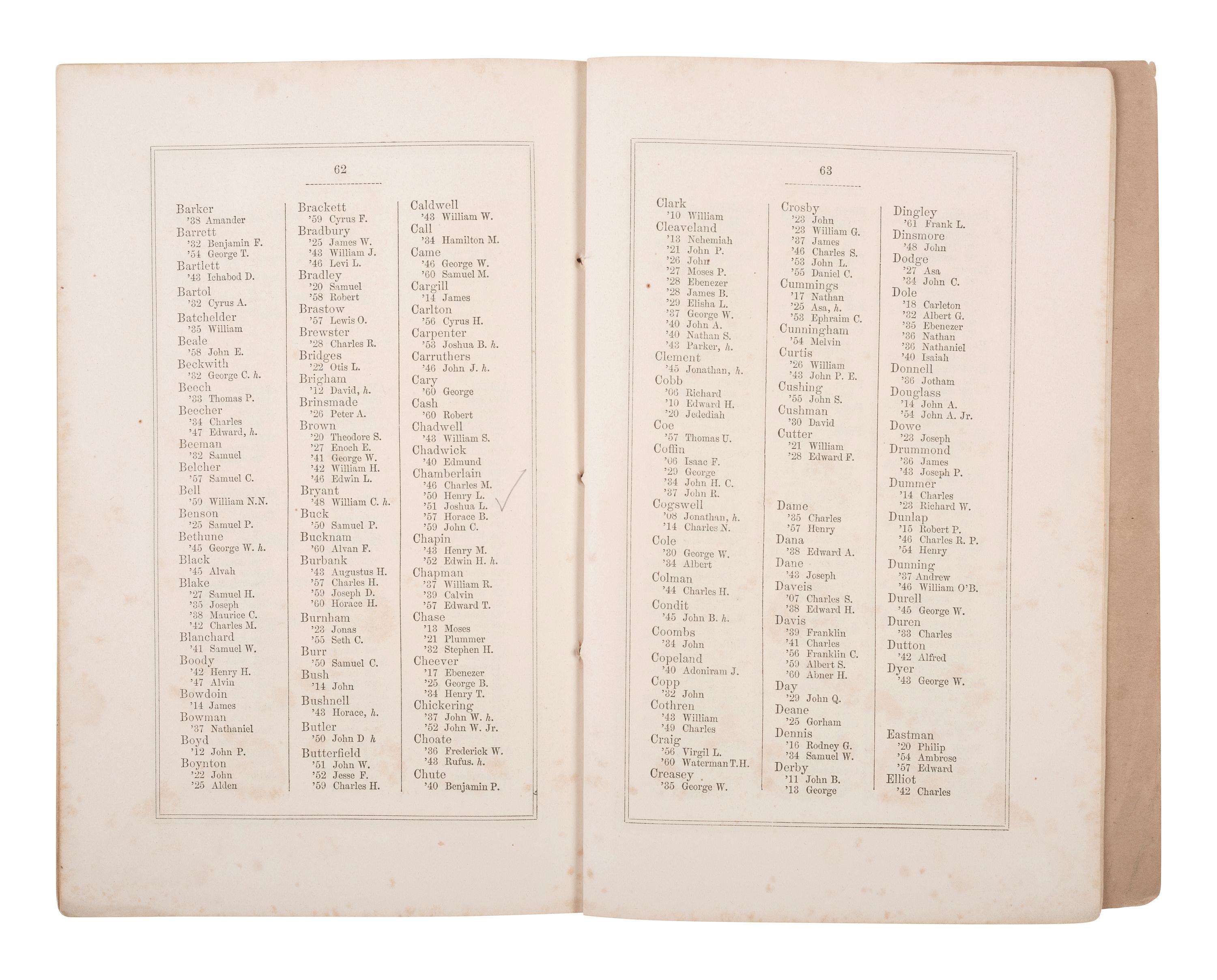 [CHAMBERLAIN, Joshua L.] Chamberlain's inscribed copy of Fables de La Fontaine, plus.