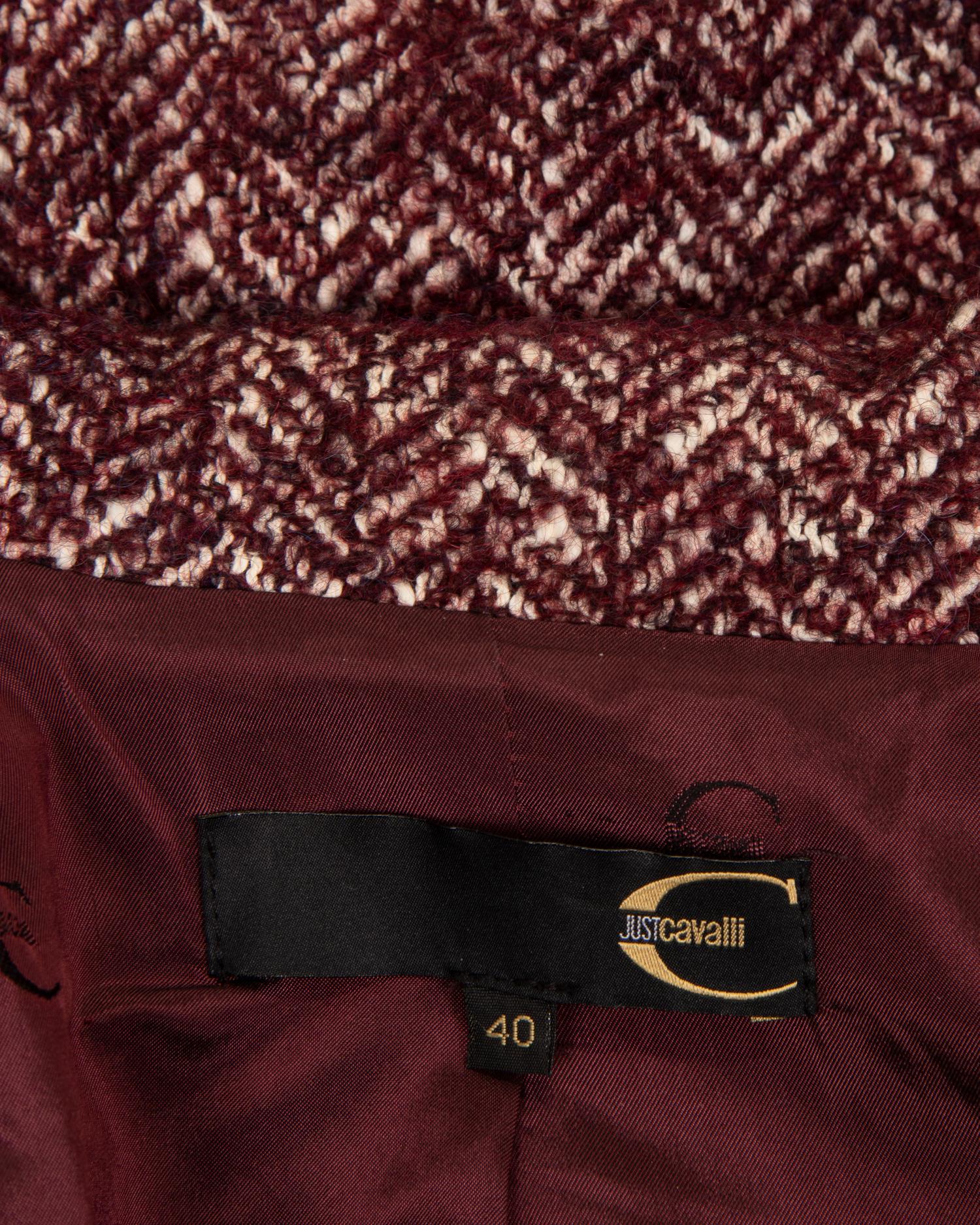 Two Roberto Cavalli Pieces: One Coat and One Dress, 1990-2000s